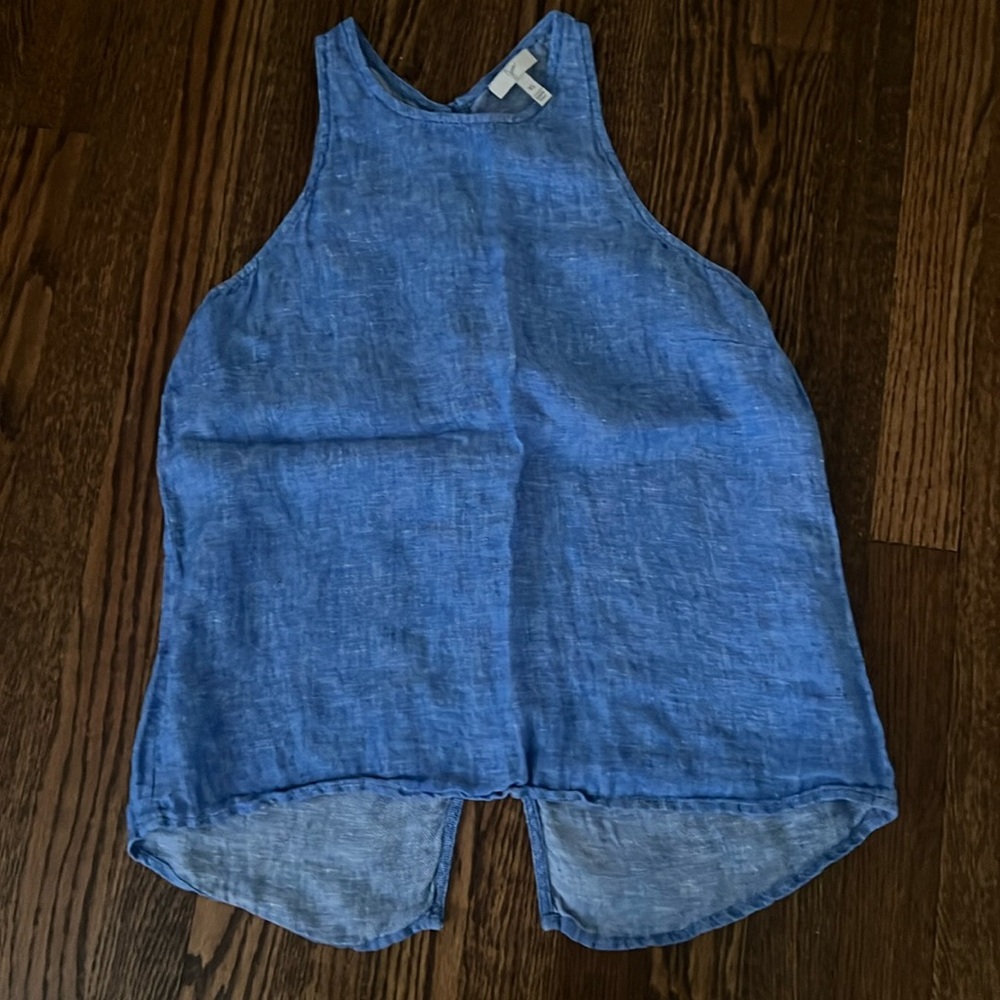 🩷NWOT🩷 Joie blue 100% linen flowy tank!